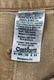 CARHARTT VINTAGE MEN'S BEIGE WORKWEAR CARPENTER JEANS