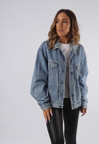 DENIM JACKET OVERSIZED UNITED COLORS OF BENETTON (95AL)