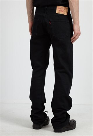 VINTAGE BLACK LEVI'S 501 FIT DENIM JEANS