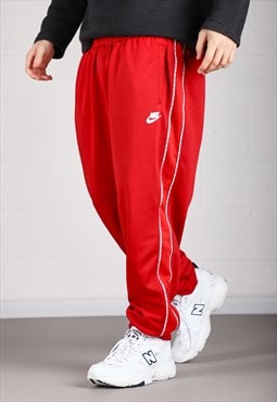 Vintage Nike Joggers in Red Lounge Gym Sweatpants XL