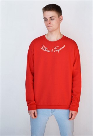 RED TATTOO (WHITE) SWEATSHIRT