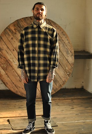 90s flannel fashion mens