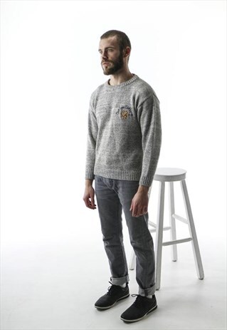 WARM GREY JUMPER / LONG SLEEVE SWEATER