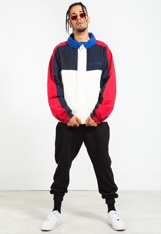 RARE VINTAGE 90S NAUTICA REVERSIBLE JACKET / S3823