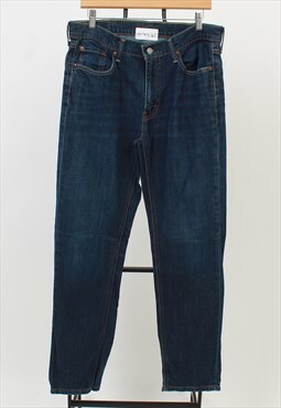 "Men's Vintage Levi's 541 Dark Blue Denim Jeans W32/L32