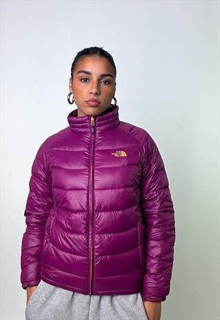 Purple The North Face 700 Series Puffer Jacket 