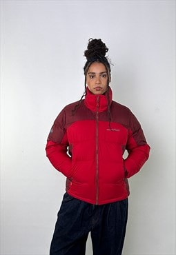 Red 90s Mont Bell Puffer Jacket Coat