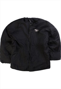 Vintage  Reebok Windbreaker Jacket Lightweight Black Small