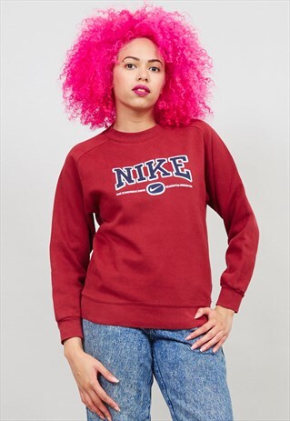 VINTAGE MAROON NIKE 90'S SWEATER