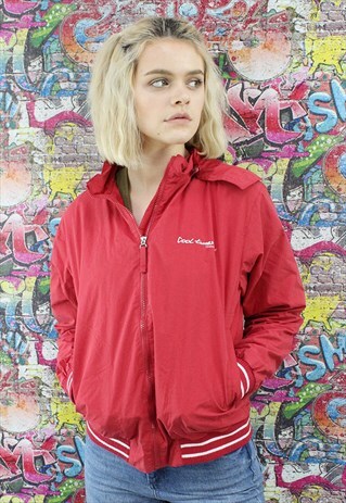VINTAGE 90S SHELL JACKET / WIND BREAKER. UNISEX SPORTSWEAR.