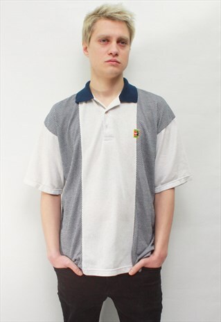 VINTAGE 90' AMAZING CLASSIC COOL OLDSCHOOL NIKE WHITE POLO