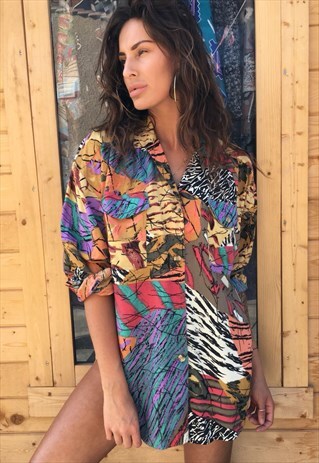 OVERSIZED RETRO 90S 80S VINTAGE UNISEX FESTIVAL SHIRT