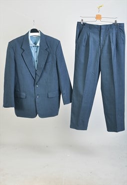 Vintage 00s suit in blue