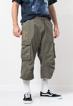 Y2K Cargo jorts denim vintage SOUTHERN shorts military