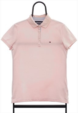 Vintage Tommy Hilfiger Pink Polo Shirt Womens
