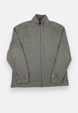 Vintage Starter embroidered grey fleece jacket size L