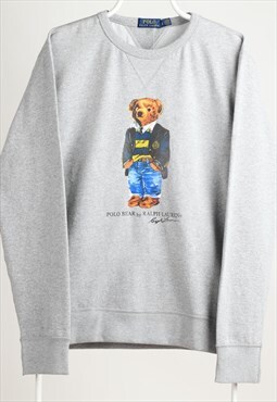 Polo Bear Ralph Lauren with Tags Crewneck Sweatshirt Grey 