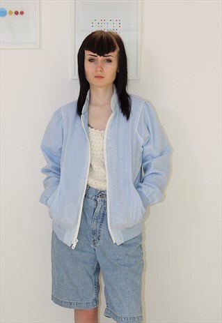 80S REVERSIBLE LIGHT BLUE JACKET