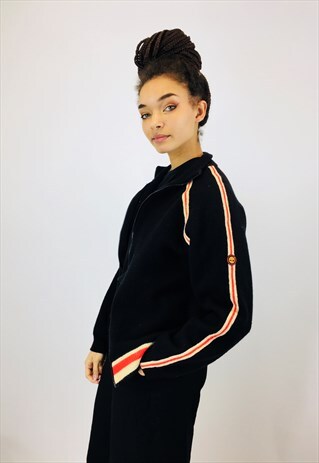 VINTAGE TIMBERLAND BLACK WOOL JACKET