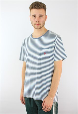 RALPH LAUREN STRIPED SS T-SHIRT