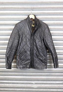 Fenland Vintage Black Leather Jacket
