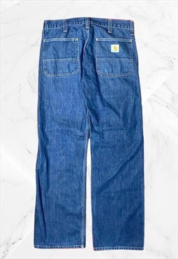 Carhartt WIP Simple Workwear Pant Jeans In Stone Wash Blue 