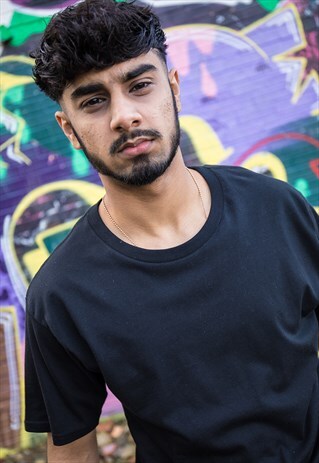 OXCUK SPINE BLACK T-SHIRT