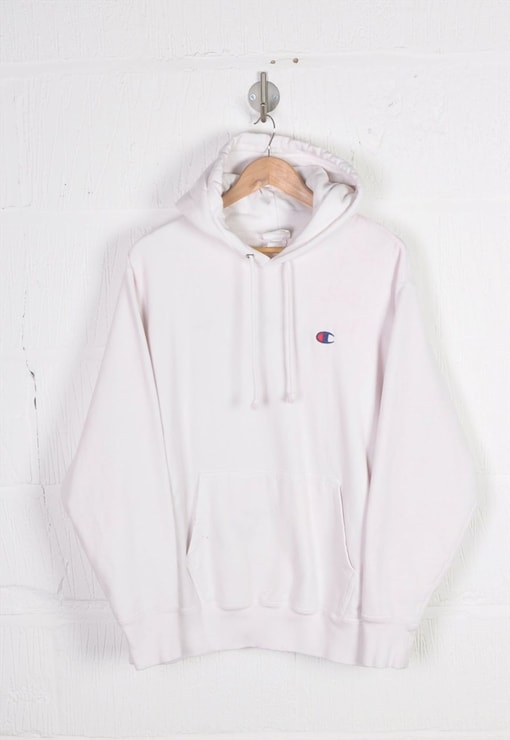 Champion Reverse Weave Small Logo Black Hoodie