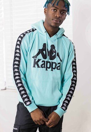 VINTAGE KAPPA HOODIE SWEATSHIRT LOGO 90S M 18.3