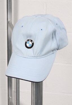Vintage BMW Cap in Blue Baseball Summer Sports Hat