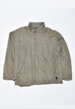 Vintage 90's Napapijri Windbreaker Jacket Khaki