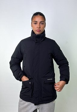 Black 90s Mont Bell Puffer Jacket Coat