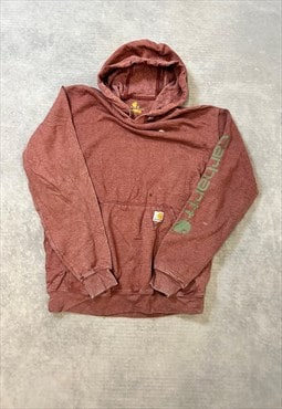 Carhartt Hoodie Pullover with Embroidered Graphic Logo