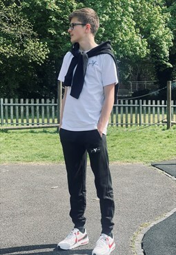 Mens Organic Cotton Black Full Tracksuit