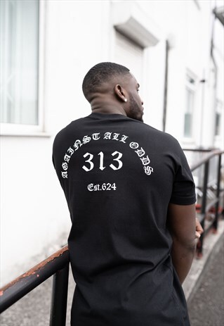 AGAINST ALL ODDS T SHIRT - BLACK