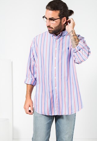 VINTAGE 80S POLO RALPH LAUREN SHIRT/ S4561