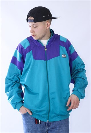 VINTAGE MENS NEW BALANCE TRACK TOP JACKET