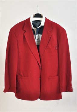 Vintage 90s blazer jacket in red