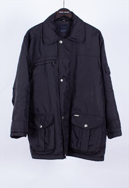 Vintage 90s Valentino Black Padded Coat
