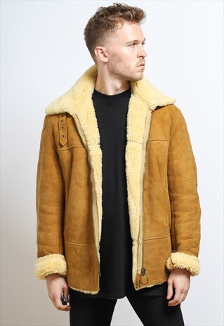 VINTAGE SUEDE AVIATOR JACKET