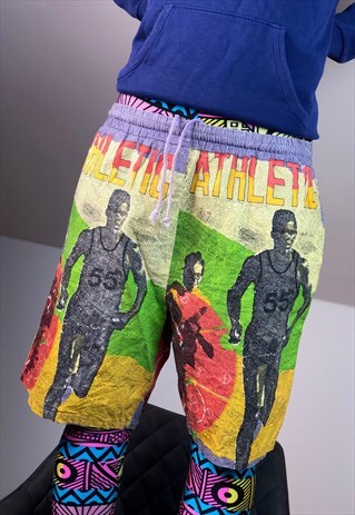 RUNNING USA OREGON SHORTS FRESH SPORT 90S VINTAGE