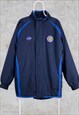 Vintage Leicester City Football Training Jacket 2005 JJB