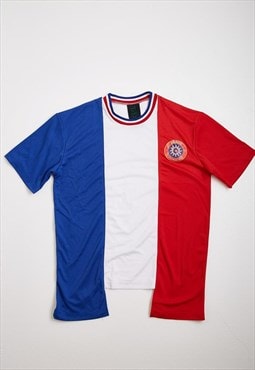 French football jersey france asymmetric sport T shirt tee