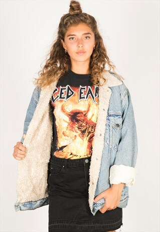 VINTAGE 80S LEVIS WINTER SHEEPSKIN JACKET / R1200C404