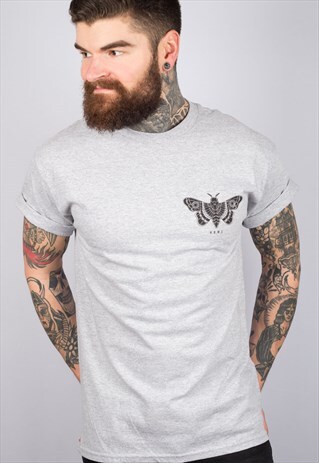 MOTH GREY T-SHIRT