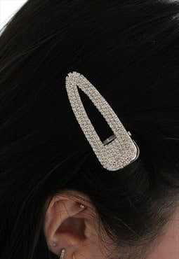 Jumbo Diamante Barrette Hair Clip
