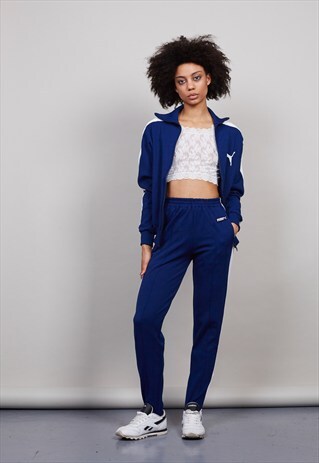 VINTAGE NAUTICAL 70'S PUMA TRACKSUIT SET