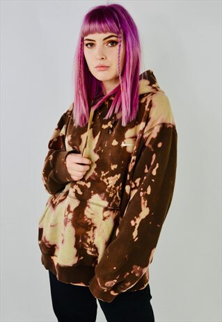 acid wash tie dye hoodie