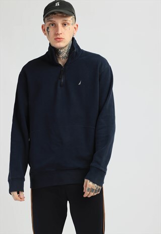 VINTAGE NAUTICA 1/4 ZIP SWEATSHIRT