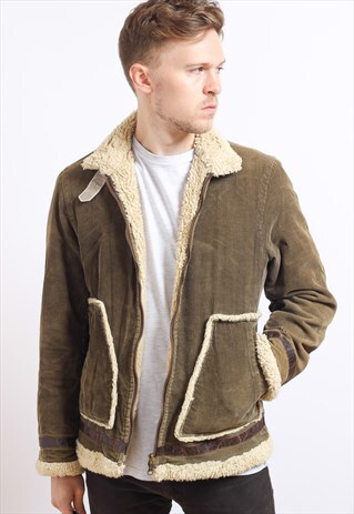 VINTAGE FLEECE LINED CORDUROY JACKET